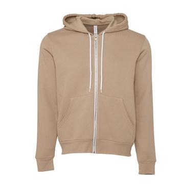 Canvas Fleece Kapuzenjacke