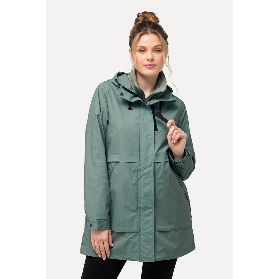 Ulla Popken HYPRAR Parka à Capuche Recyclé  