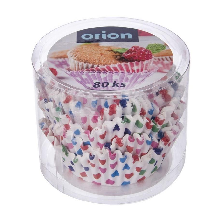Orion  Moules à muffins en papier de 80 paquets - parfaits pour la pâtisserie 