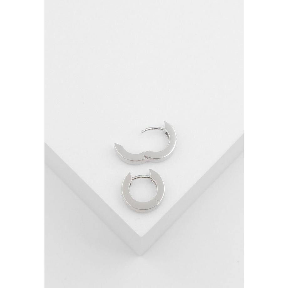 MUAU Schmuck  Creolen Weissgold 750 Diamant 0.12ct. 14mm 