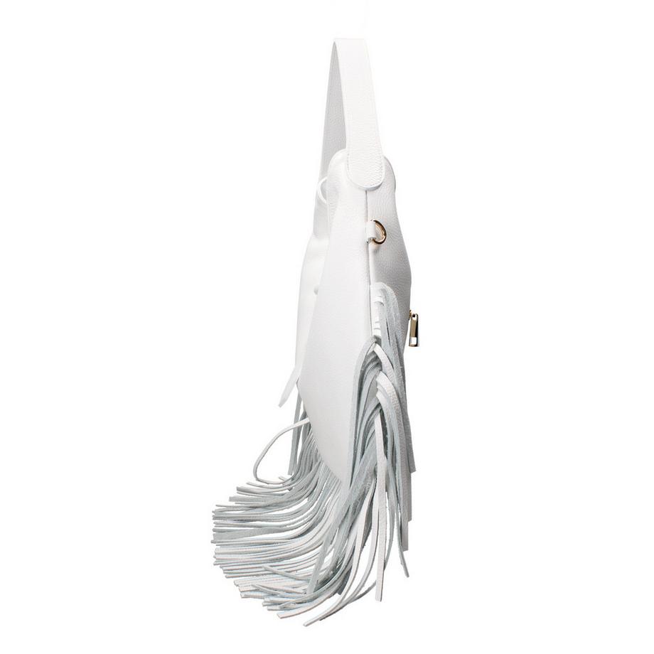 Chiara Ferretti Borsa hobo con frange  