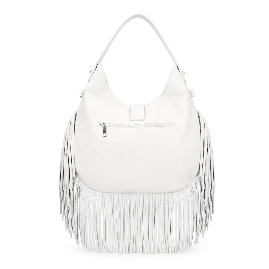 Chiara Ferretti Borsa hobo con frange  