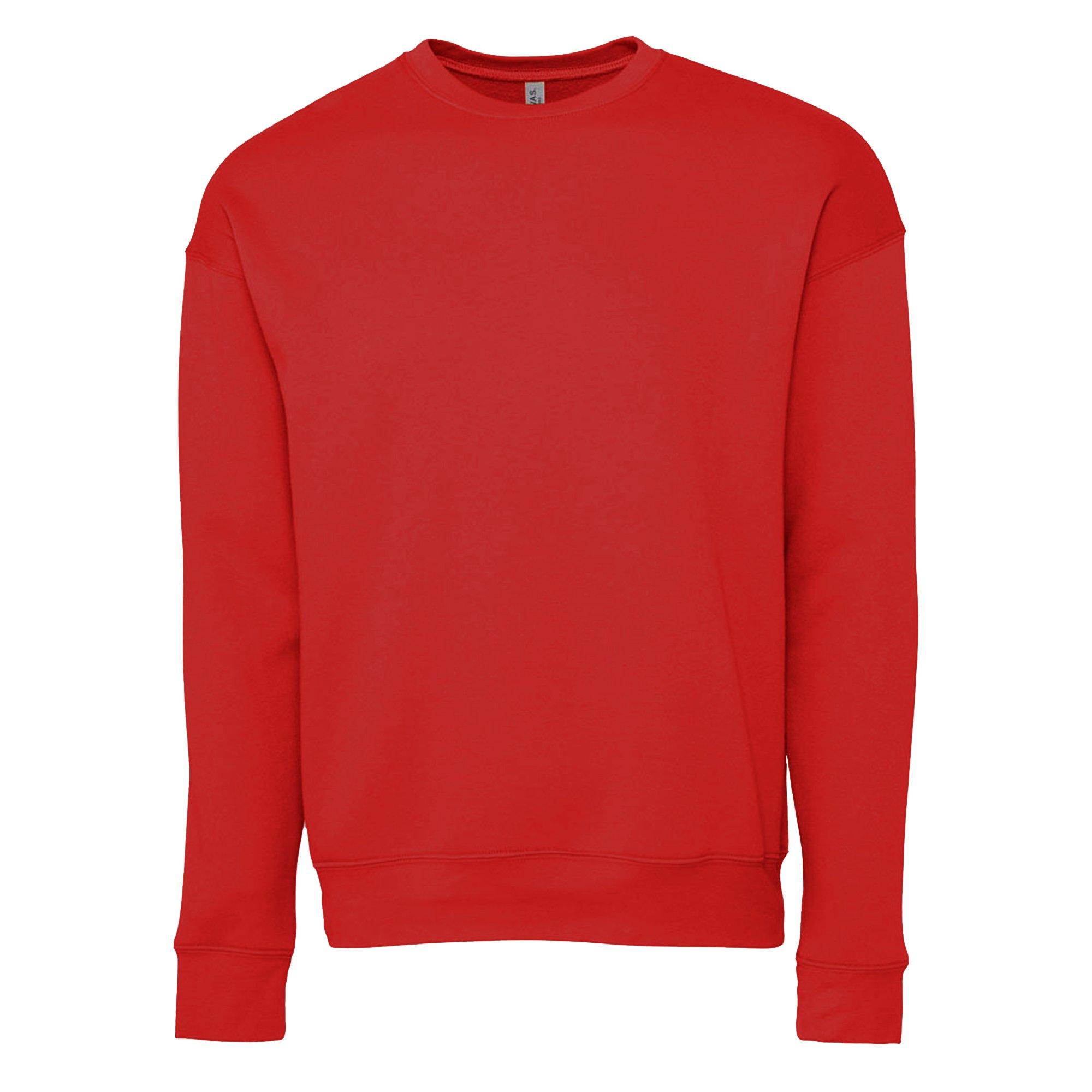 Bella + Canvas  Erwachsene Drop Schulter Sweatshirt 