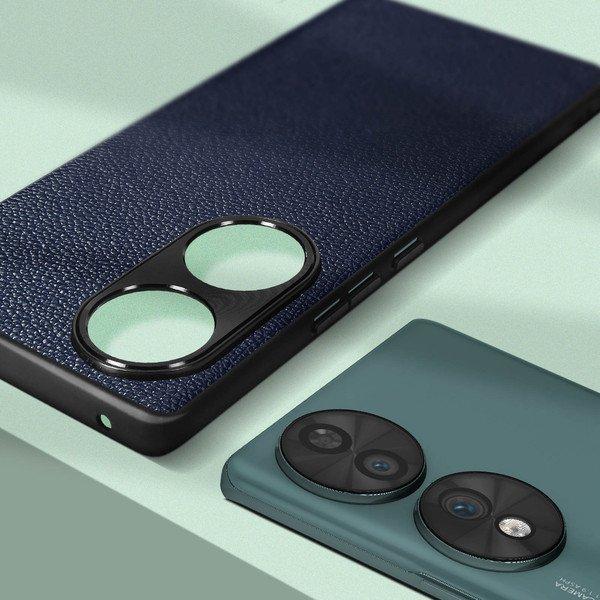 Avizar  Cover Honor 70 in pelle blu scuro 