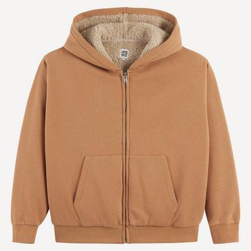 Sweatshirt mit Reissverschluss und Kapuze