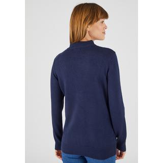 Damart  Pull col montant, maille jersey souple. 