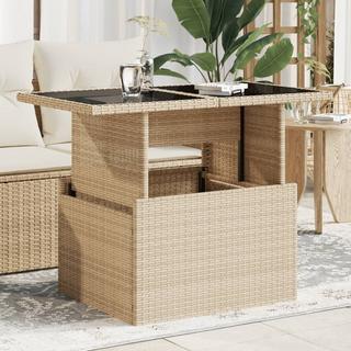 VidaXL Gartentisch poly-rattan  