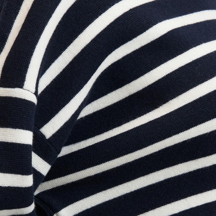 La Redoute Collections Pull Rayé Col Rond  