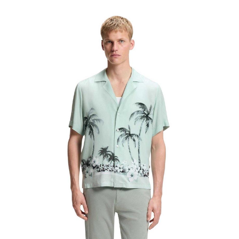 BOSS  Camicia Fantasia Maniche Corte 