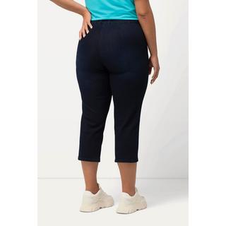 Ulla Popken Jeans Mony 7/8 Vita Elastica Tasche con Cerniera  