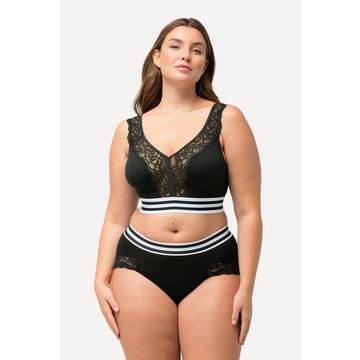 Bralette minimizer senza ferretto con pizzo