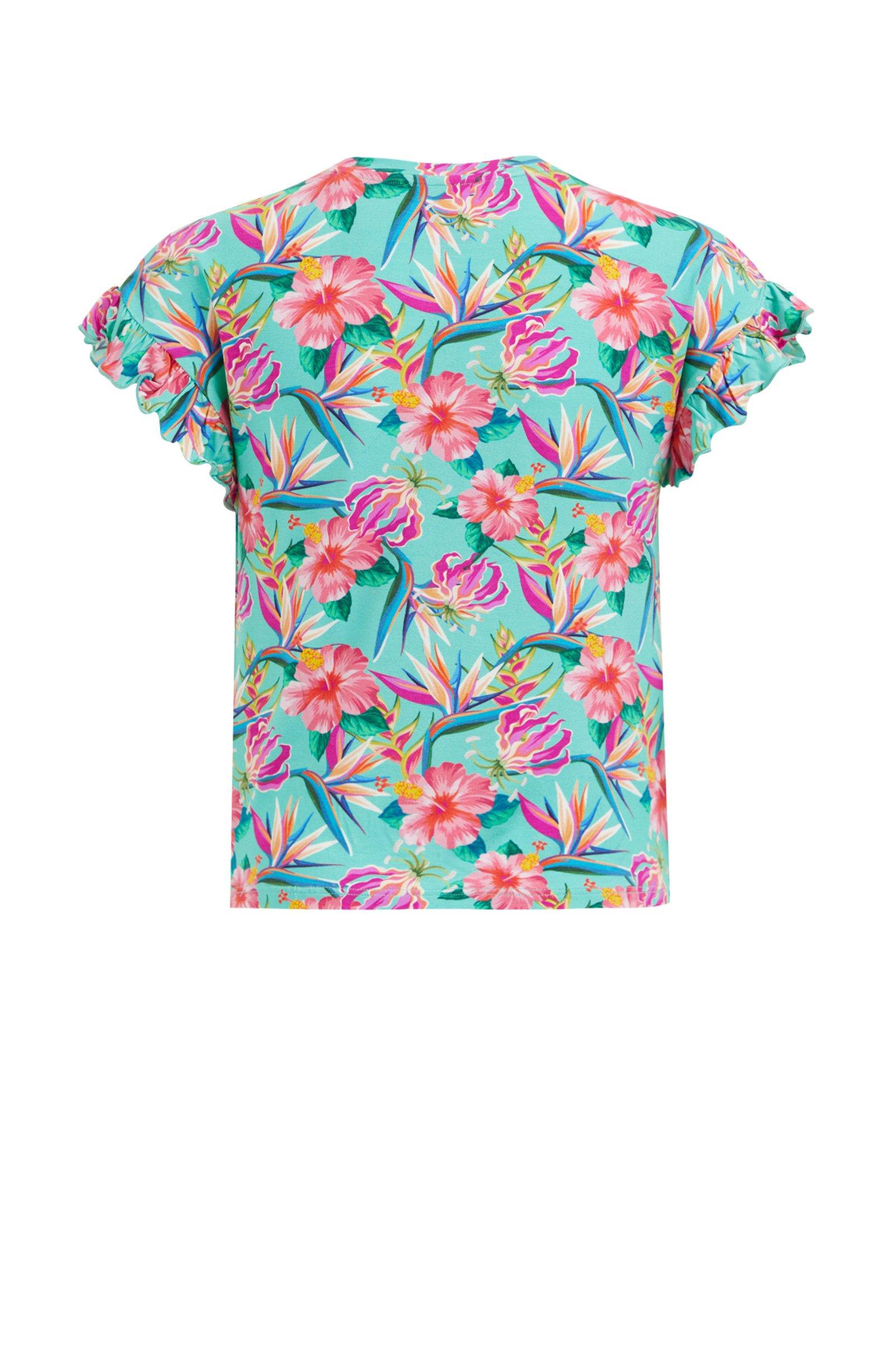 WE Fashion  T-Shirt À Ruchés Fille 