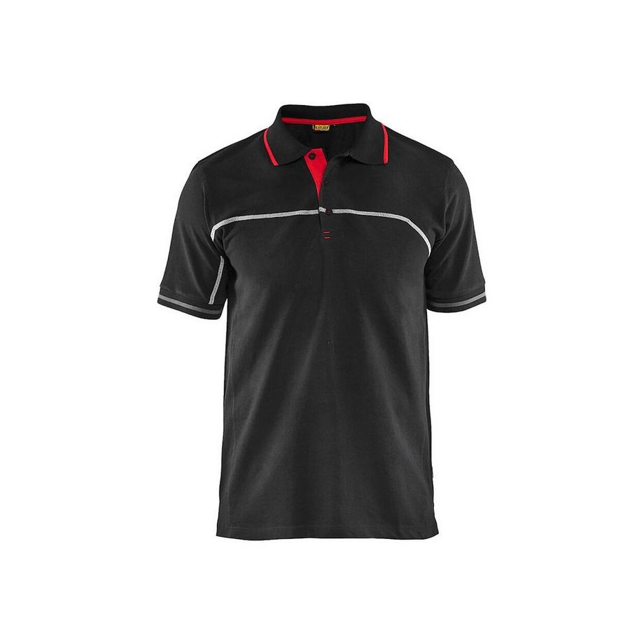 zweifarbiges poloshirt