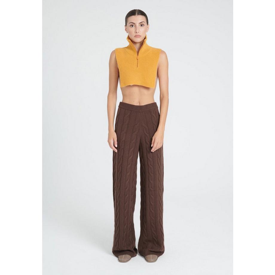 Studio Cashmere8 ZAYA 1 Col Montant Zippé 4 Fils Cachemire  