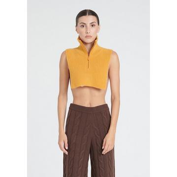 ZAYA 1 Col montant zippé 4 fils - 100% cachemire