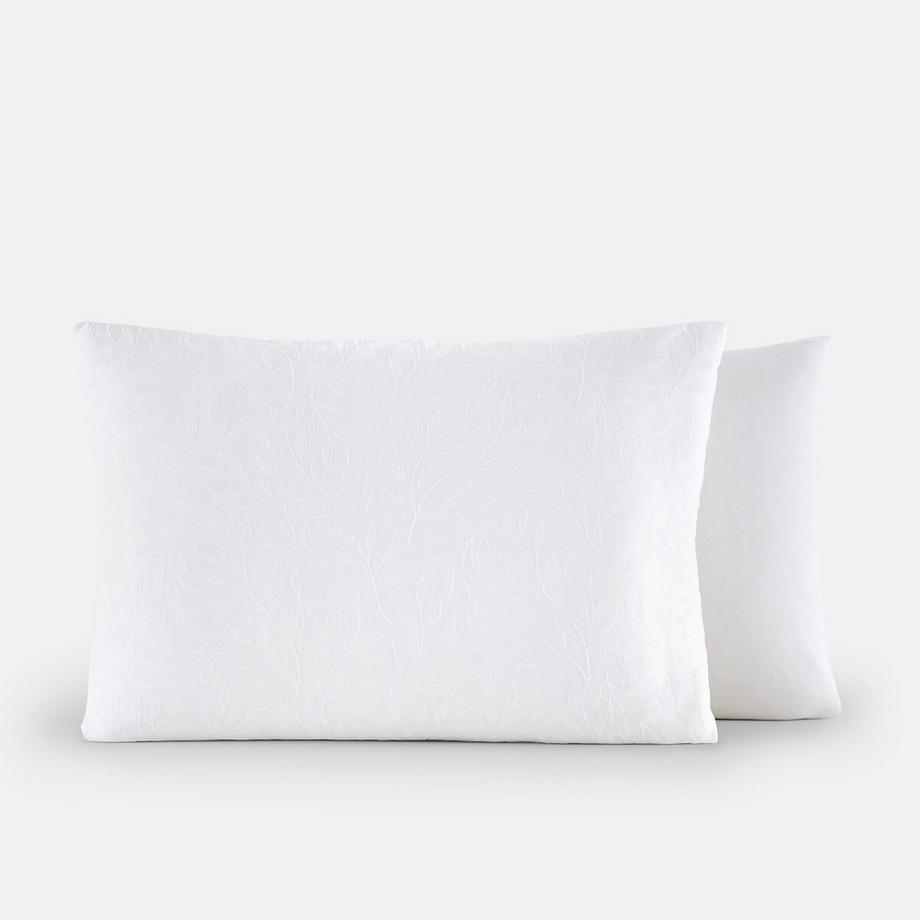 La Redoute Intérieurs Miren Jacquard Motif Végétal Taie d'oreiller  