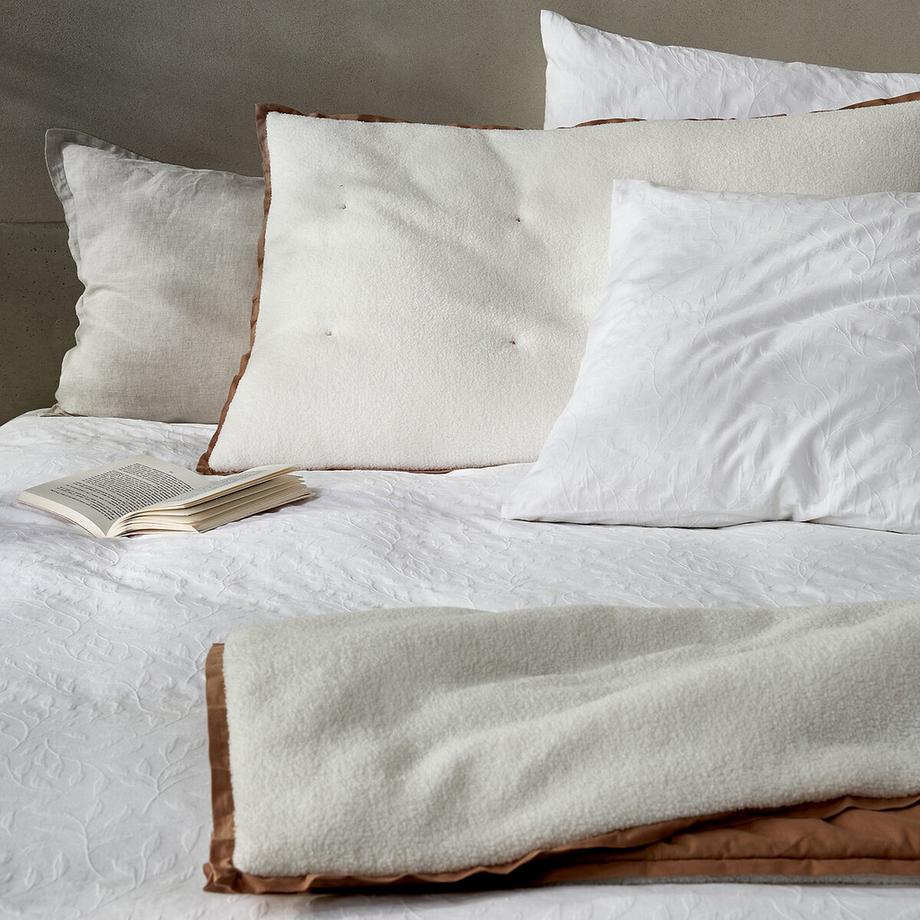 La Redoute Intérieurs Miren Jacquard Motif Végétal Taie d'oreiller  