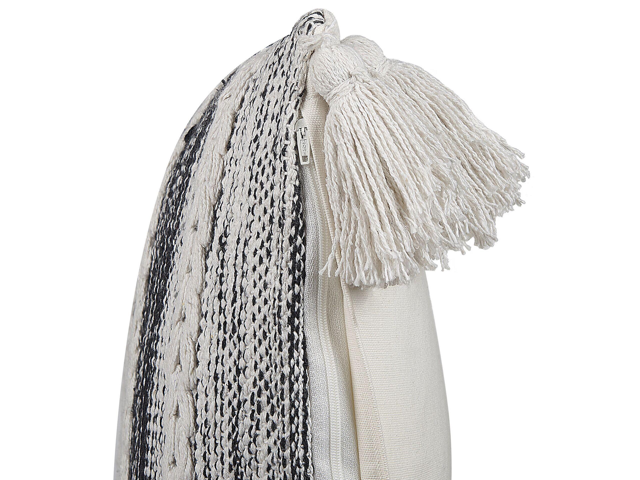 Beliani Coussin en Coton Boho ROCHEA  