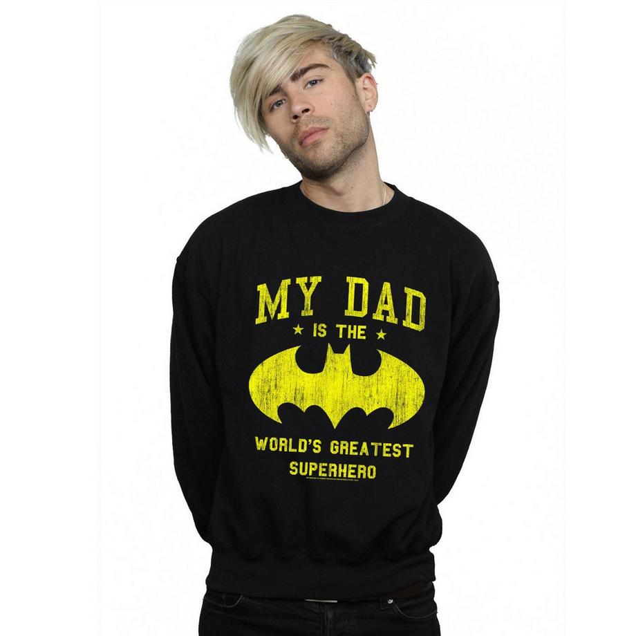 DC COMICS My Dad Is Batman Felpa Girocollo  