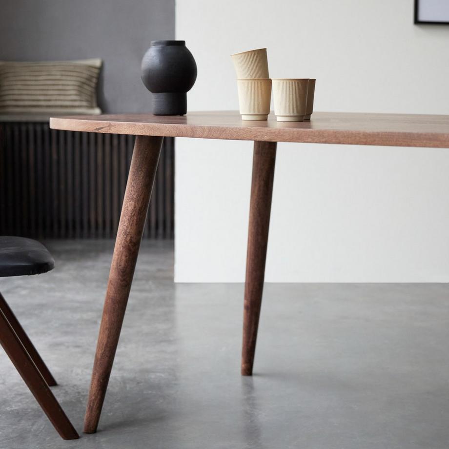 Tikamoon Esstisch aus massivem Mangoholz 4/6 Personen Lazare  