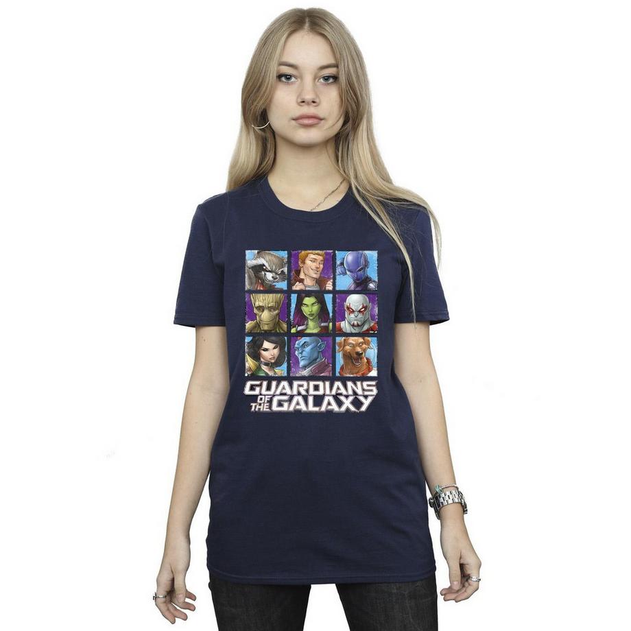 Guardians Of The Galaxy Guardians of the Galaxy Character Grid T-Shirt  