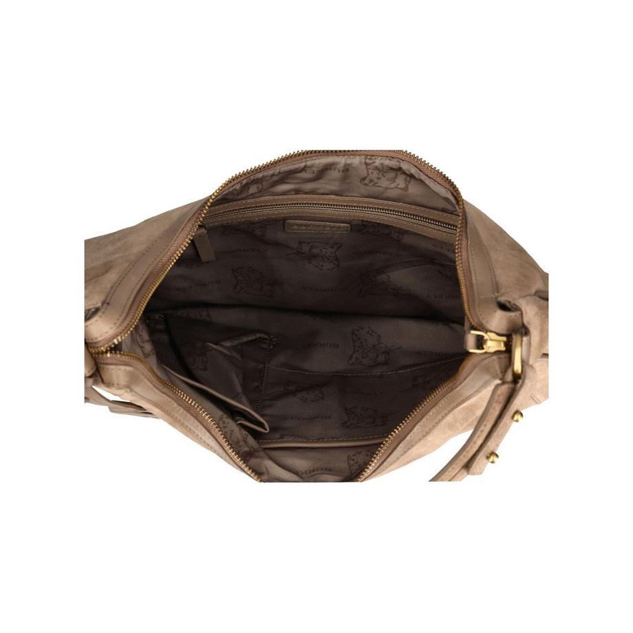 BURKELY Sac à bandoulière en cuir velours  