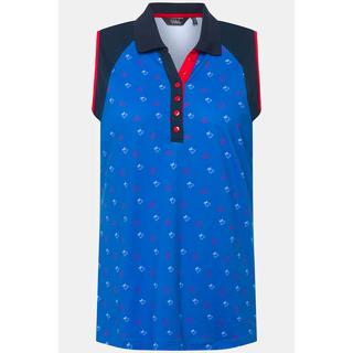 Ulla Popken Golfherz Slim ärmelloses schnelltrocknendes Polotop  