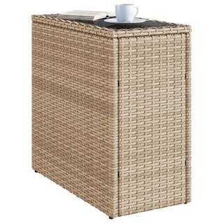 VidaXL Garten beistelltisch poly-rattan  