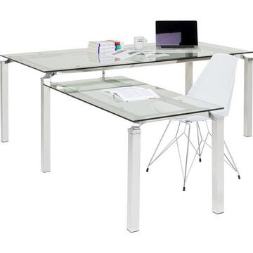 Bureau combiné d'angle chromé Lorenco