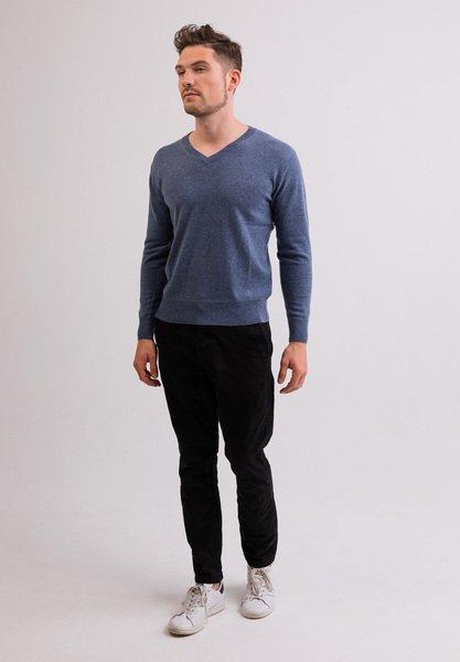 CASH-MERE.CH Pullover Cashmere Scollo a V  