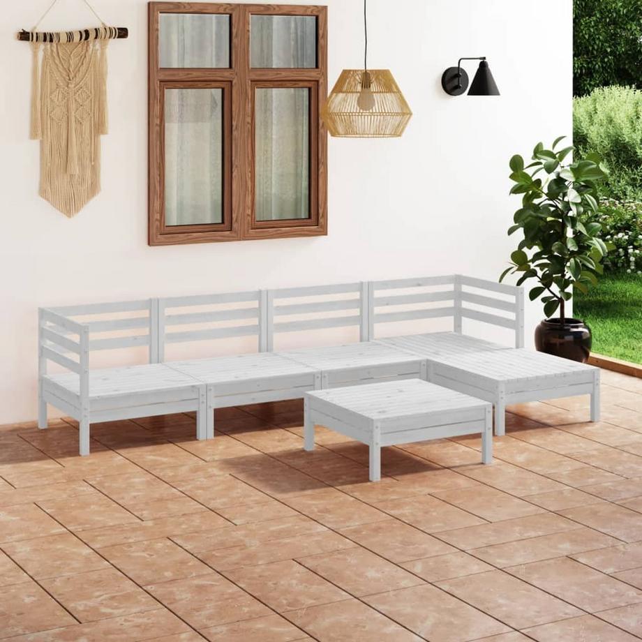 VidaXL Mobilier de jardin bois de pin  