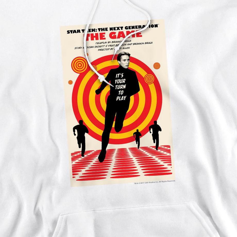 Star Trek The Next Generation Season 5 Episode 6 Felpa con cappuccio  