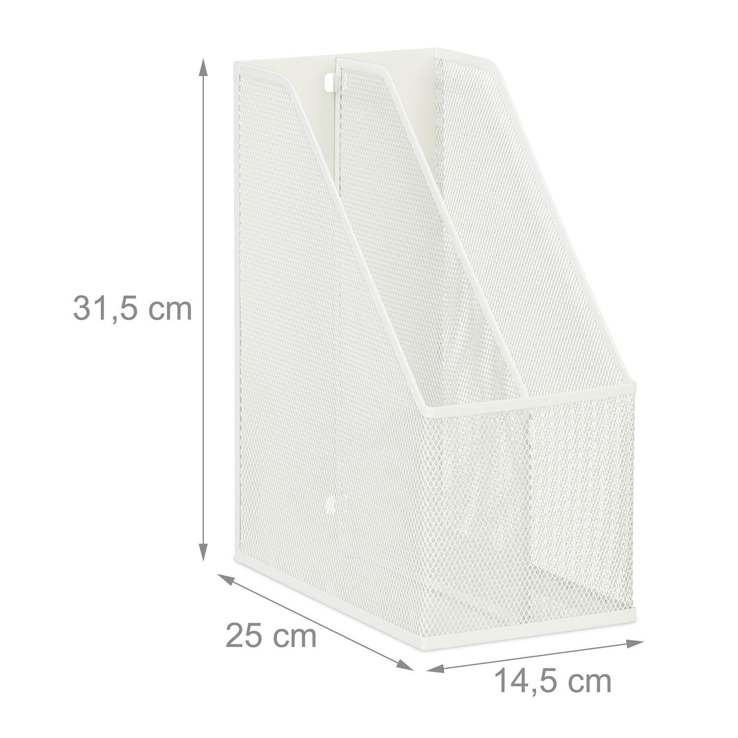 B2X Raccoglitore di riviste con 2 scomparti  