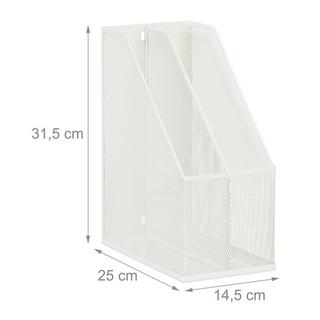 B2X Raccoglitore di riviste con 2 scomparti  