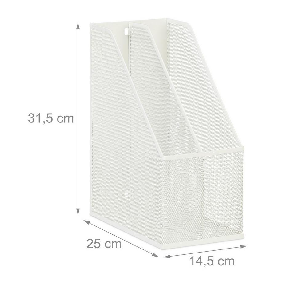 B2X Raccoglitore di riviste con 2 scomparti  