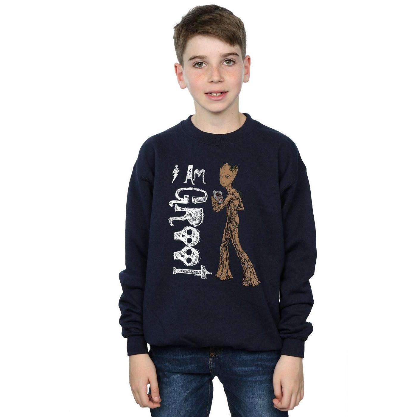 MARVEL  Avengers Infinity War I Am Teenage Groot Sweatshirt 