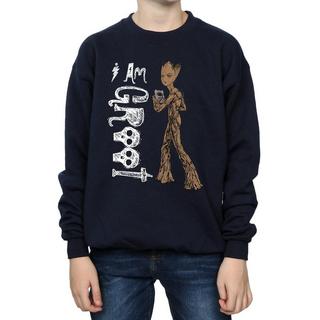 MARVEL  Avengers Infinity War I Am Teenage Groot Sweatshirt 