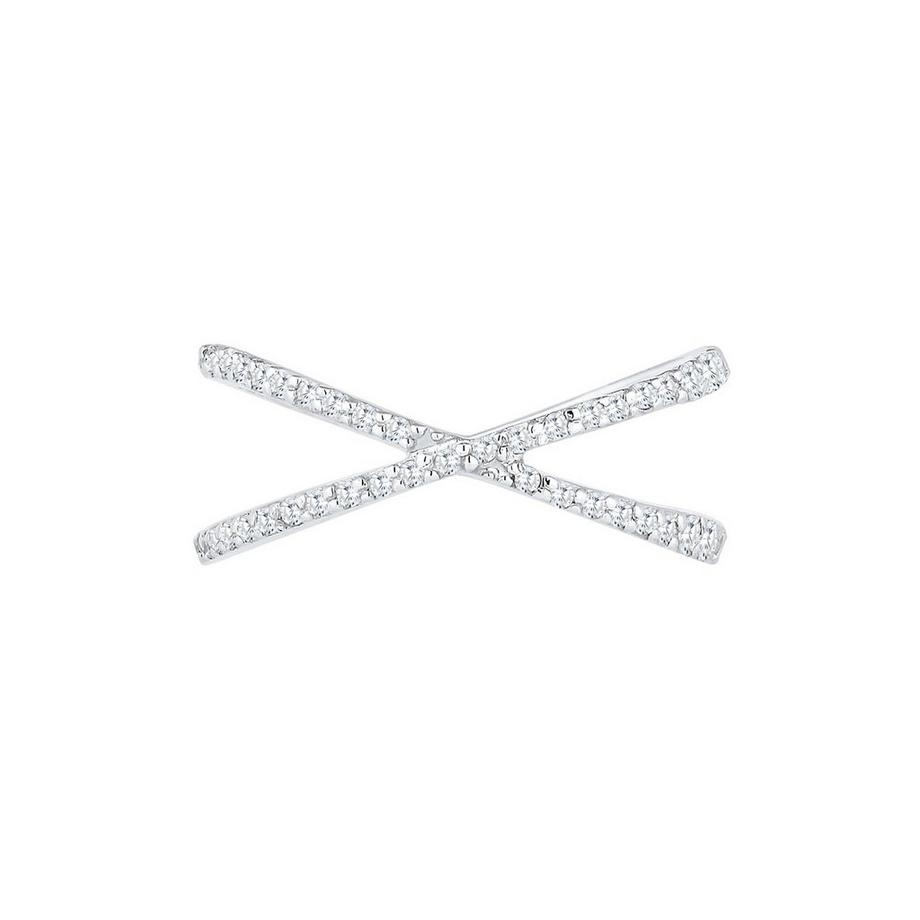 Elli  Ring Kreuz Zirkonia 