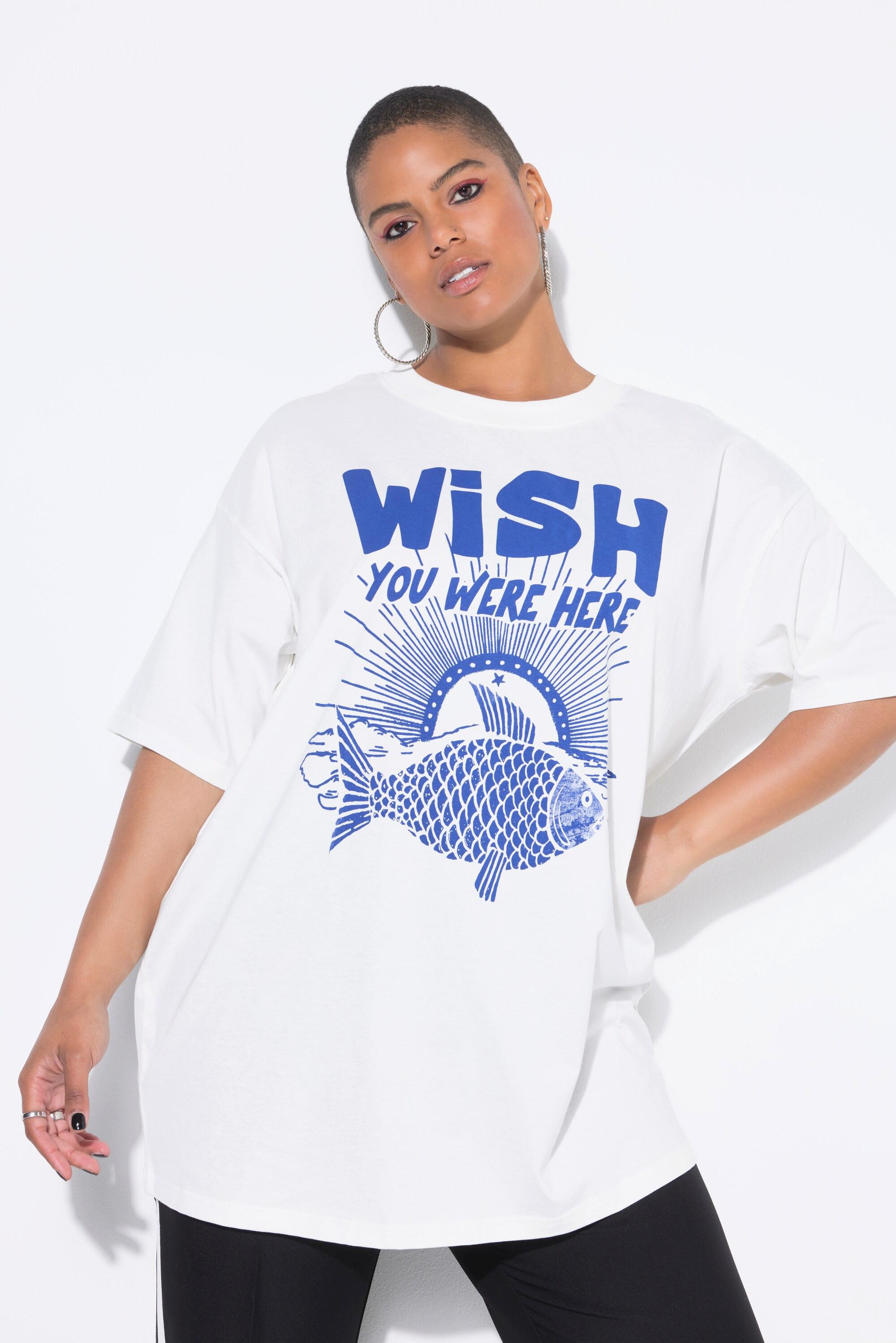 Studio Untold T-shirt oversize imprimé poisson manches courtes  