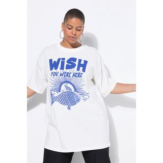 Studio Untold T-shirt oversize imprimé poisson manches courtes  