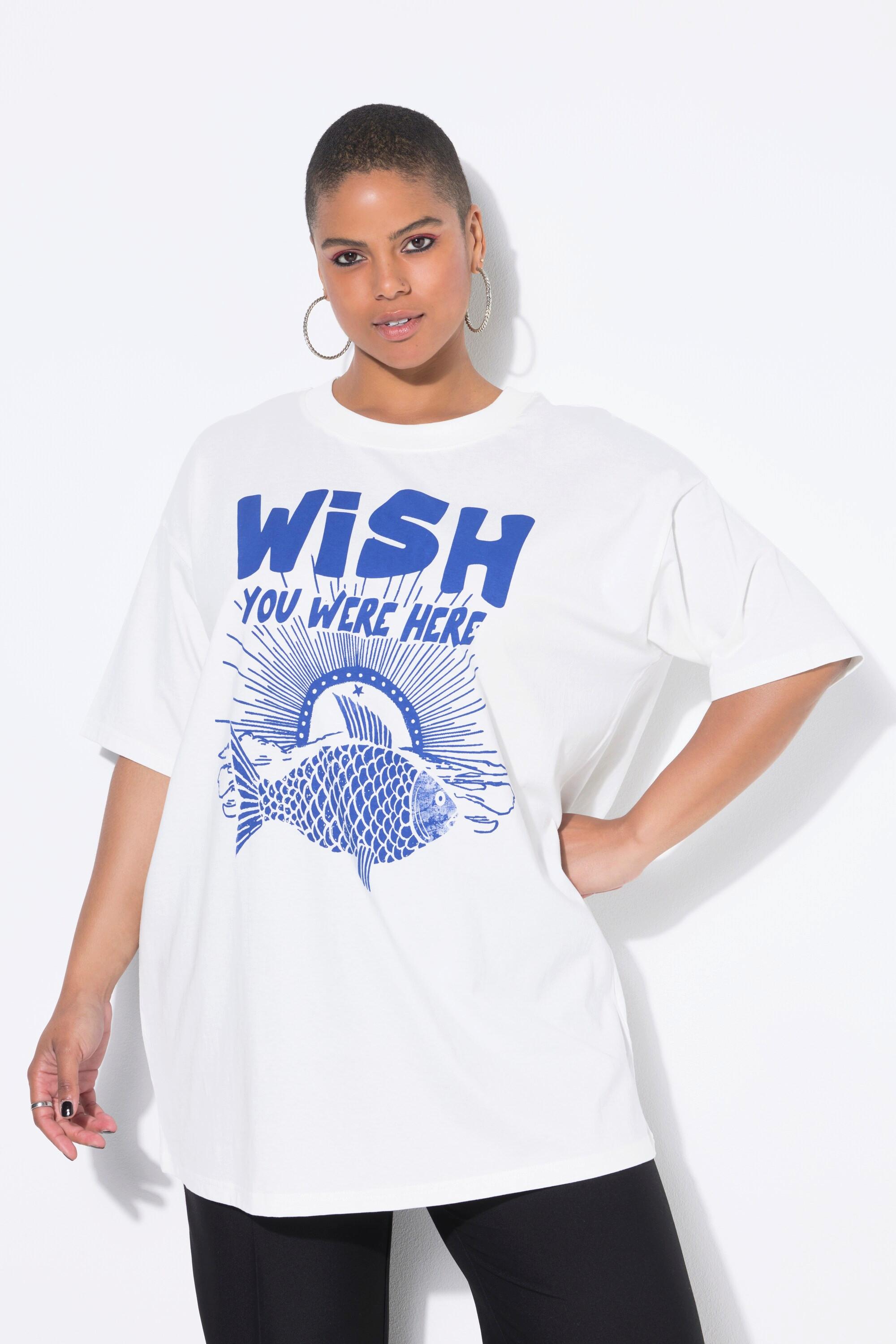 Studio Untold T-shirt oversize imprimé poisson manches courtes  