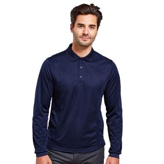 PREMIER Coolchecker Langarm Poloshirt  