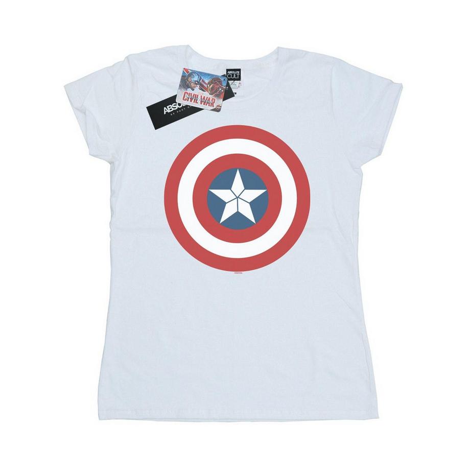 MARVEL Civil War Captain America Shield T-Shirt  