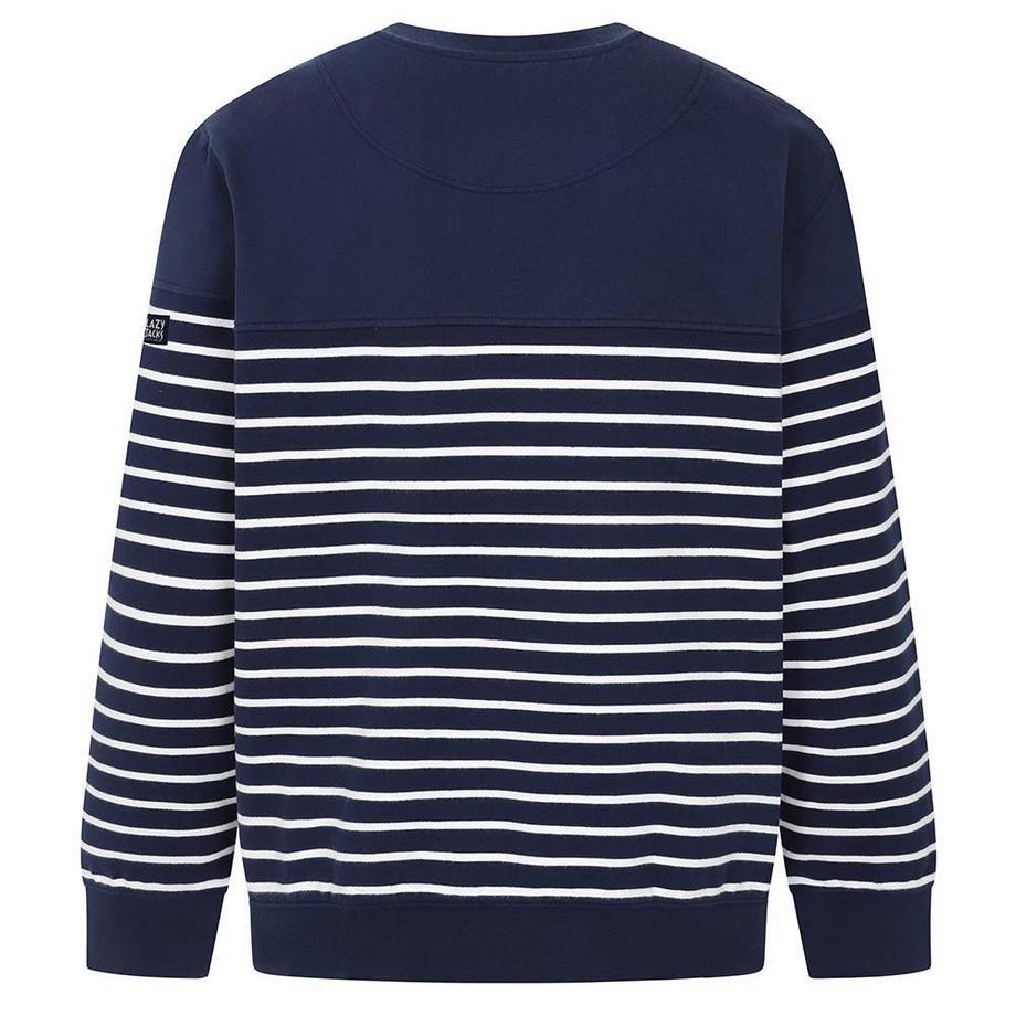 Lazy Jacks Gestreiftes Rundhals-Sweatshirt  