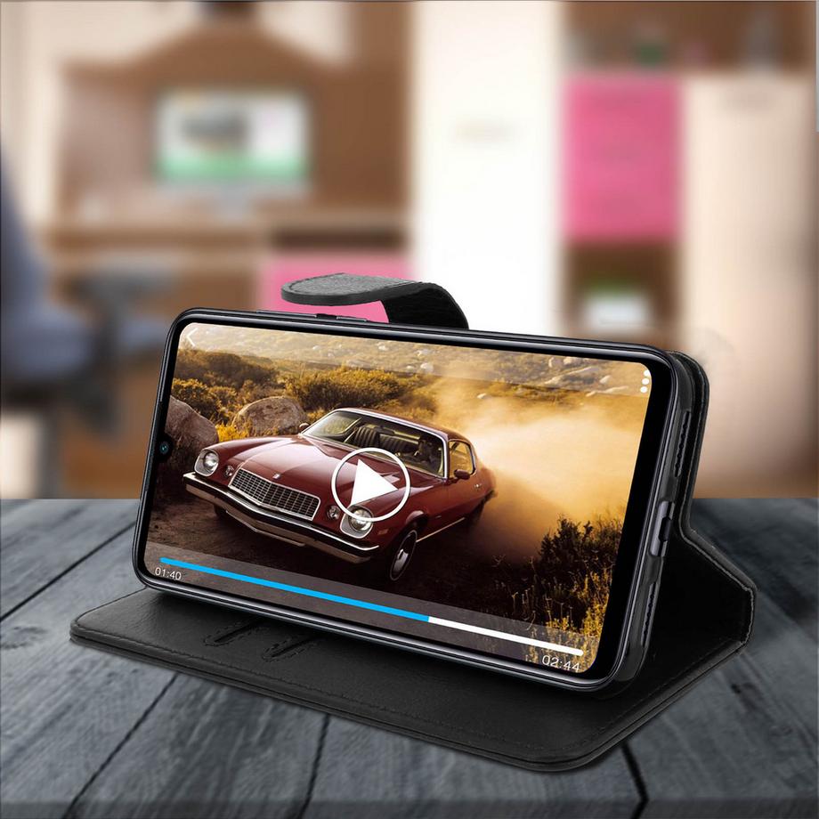 Avizar  Custodia Flip Redmi Note 7 Nero 