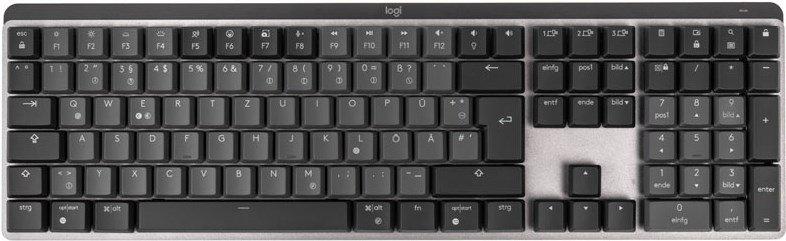 Logitech  MX Mechanical Tastatur - Low Profile Red, DE-Layout - graphit 