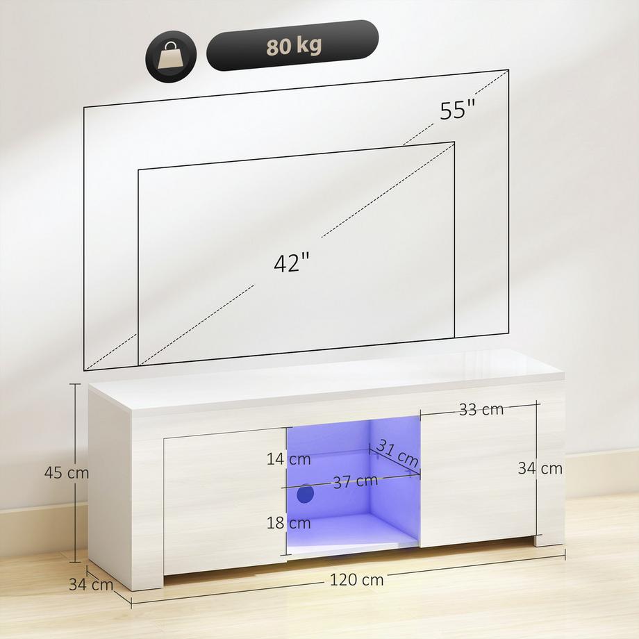 HOMCOM TV Schrank  