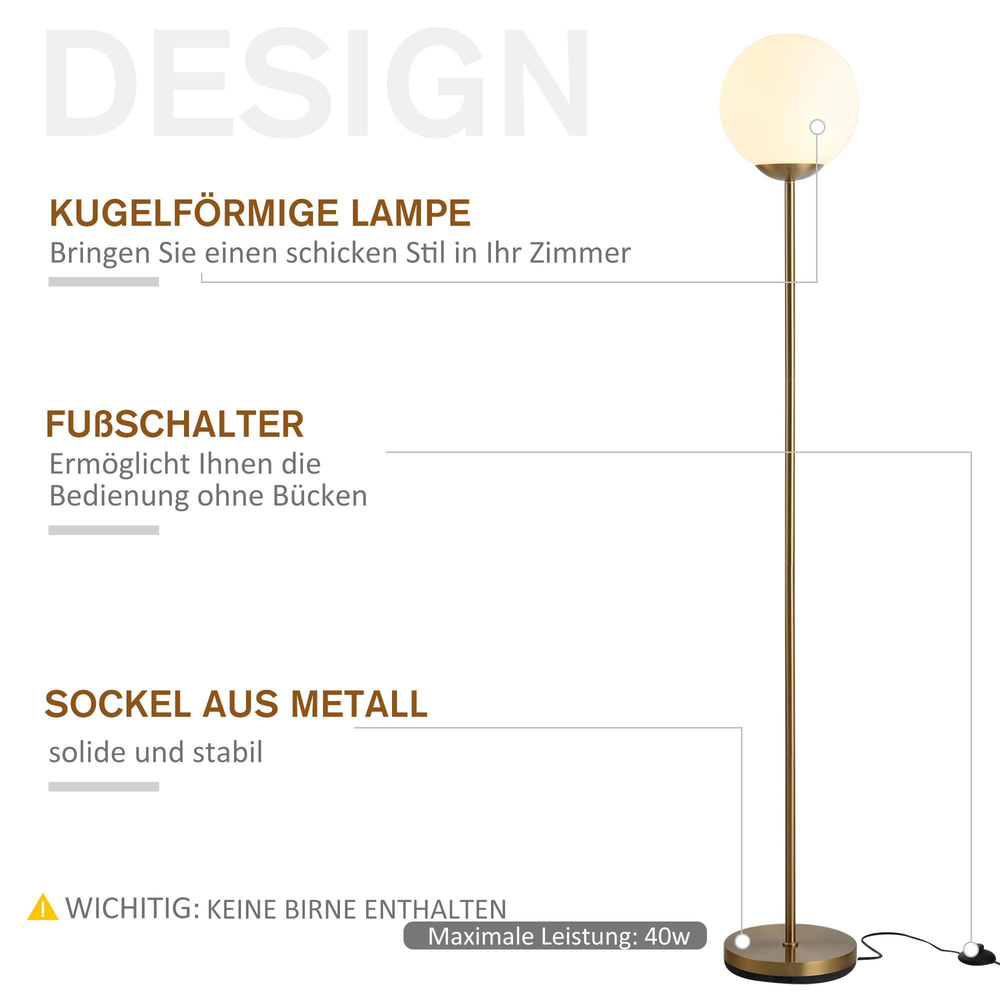 HOMCOM Stehlampe  