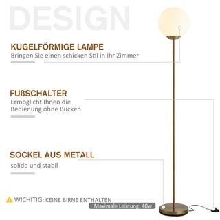 HOMCOM lampadaire  