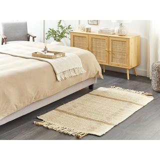 Beliani Tapis en Jute Boho YELMEZ  